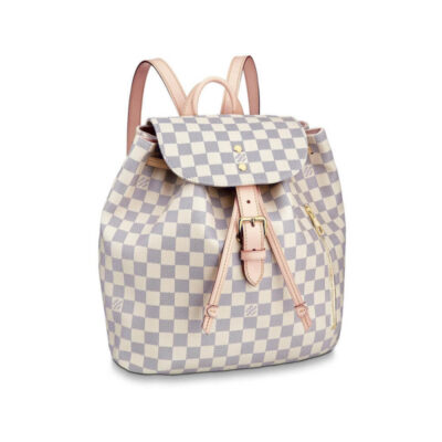 Replica Louis Vuitton Damier Azur Canvas Sperone Backpack N41578